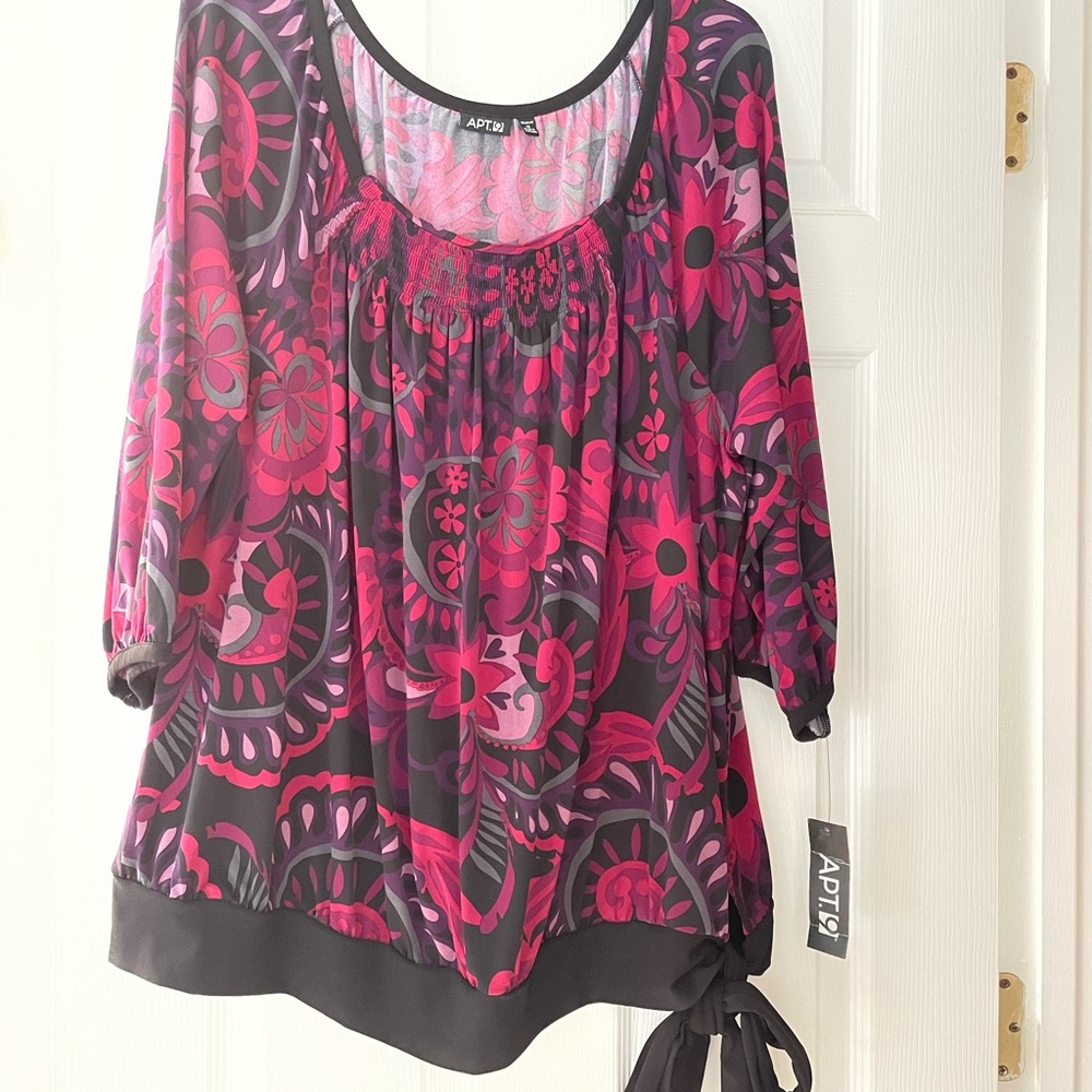apt 9 womens blouse